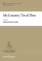 My Country, 'Tis of Thee SSATB choral sheet music cover